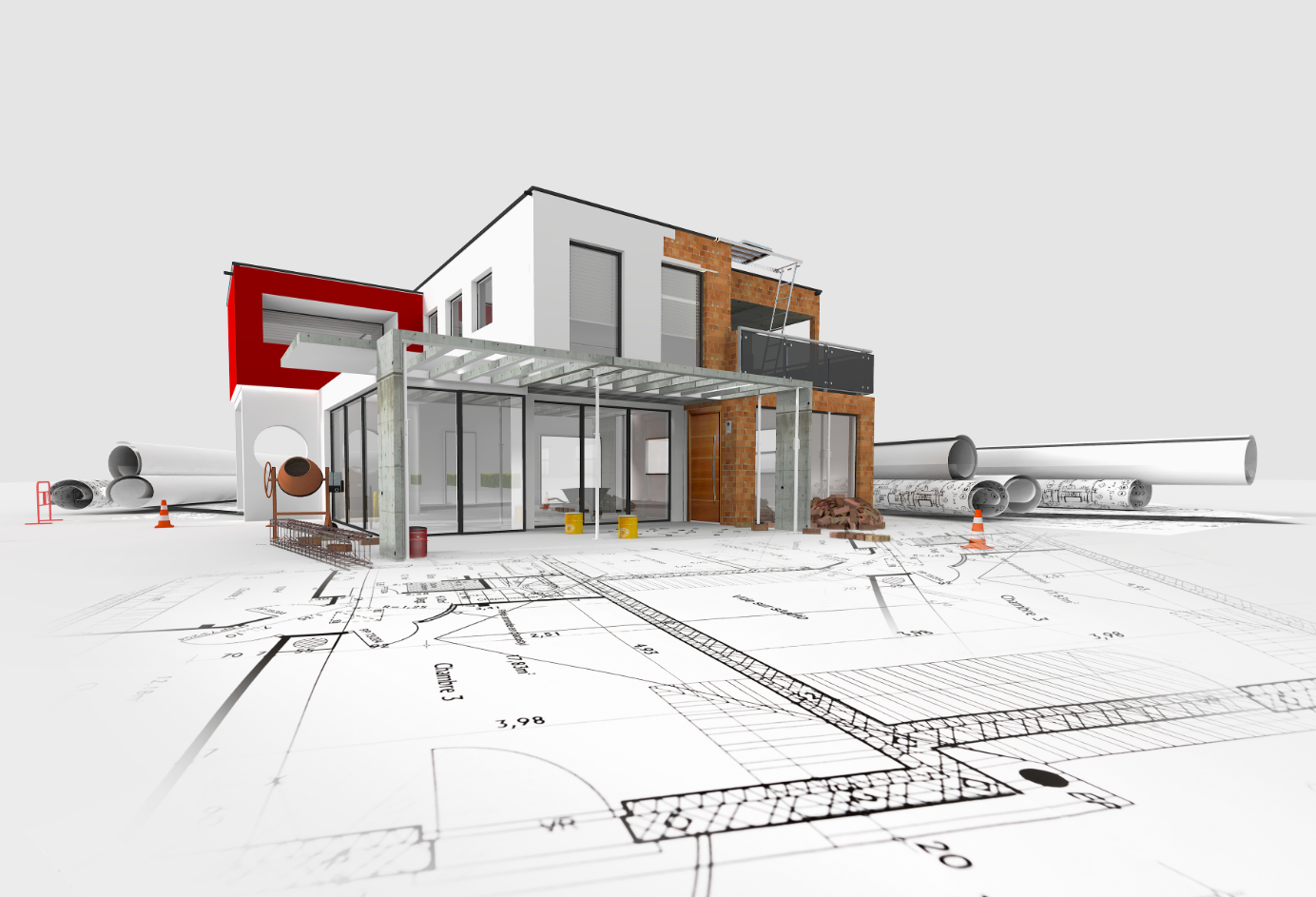 residential floor plan measuring
